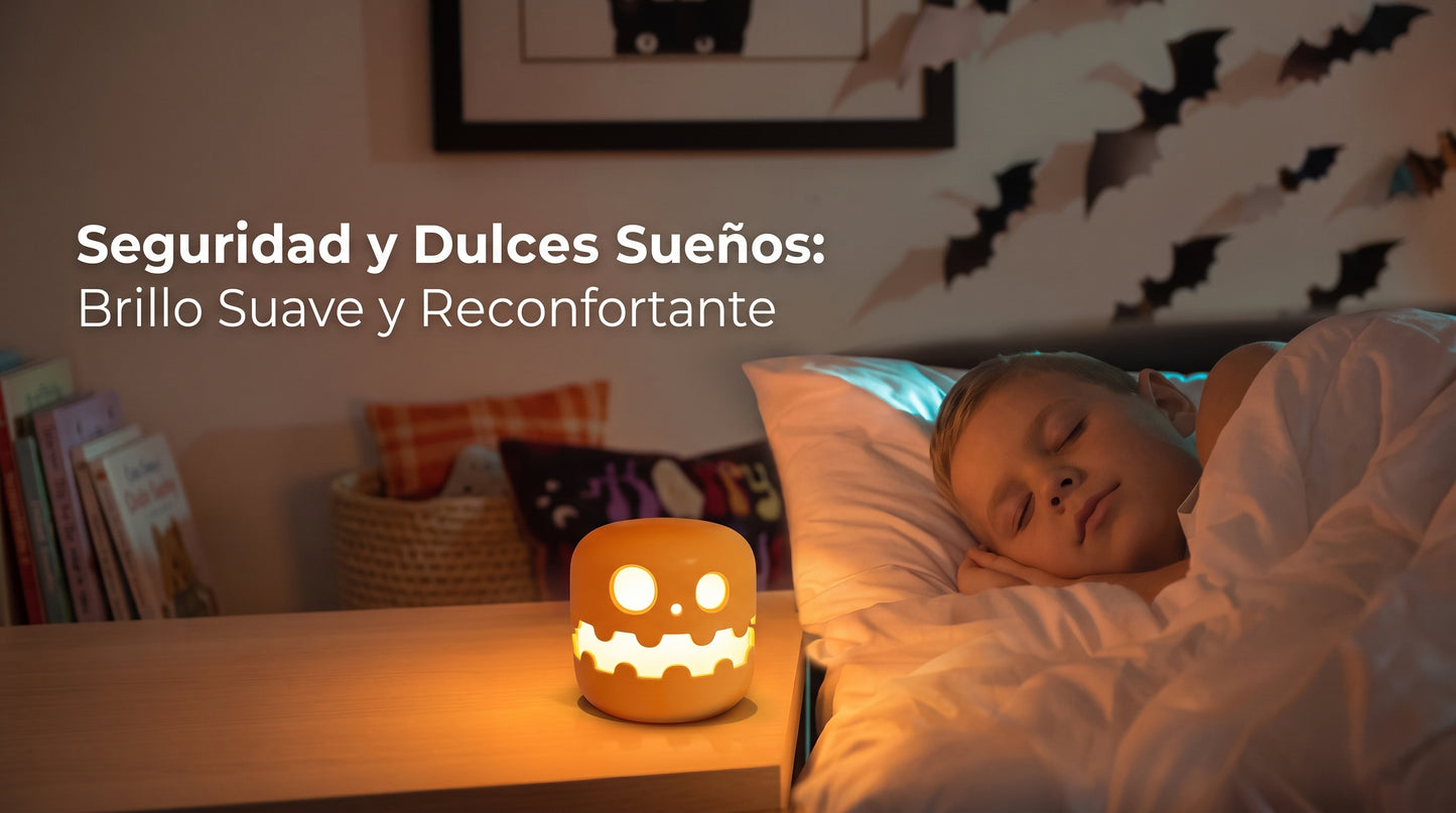 🎃 MINI LÁMPARA PUMPKIN — Luz suave para noches tranquilas