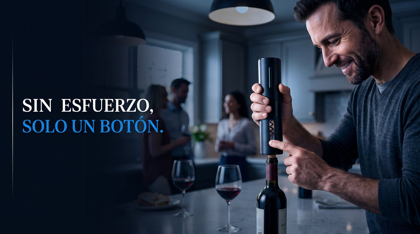 🍷🎁 Destapador Sacacorchos Eléctrico Premium