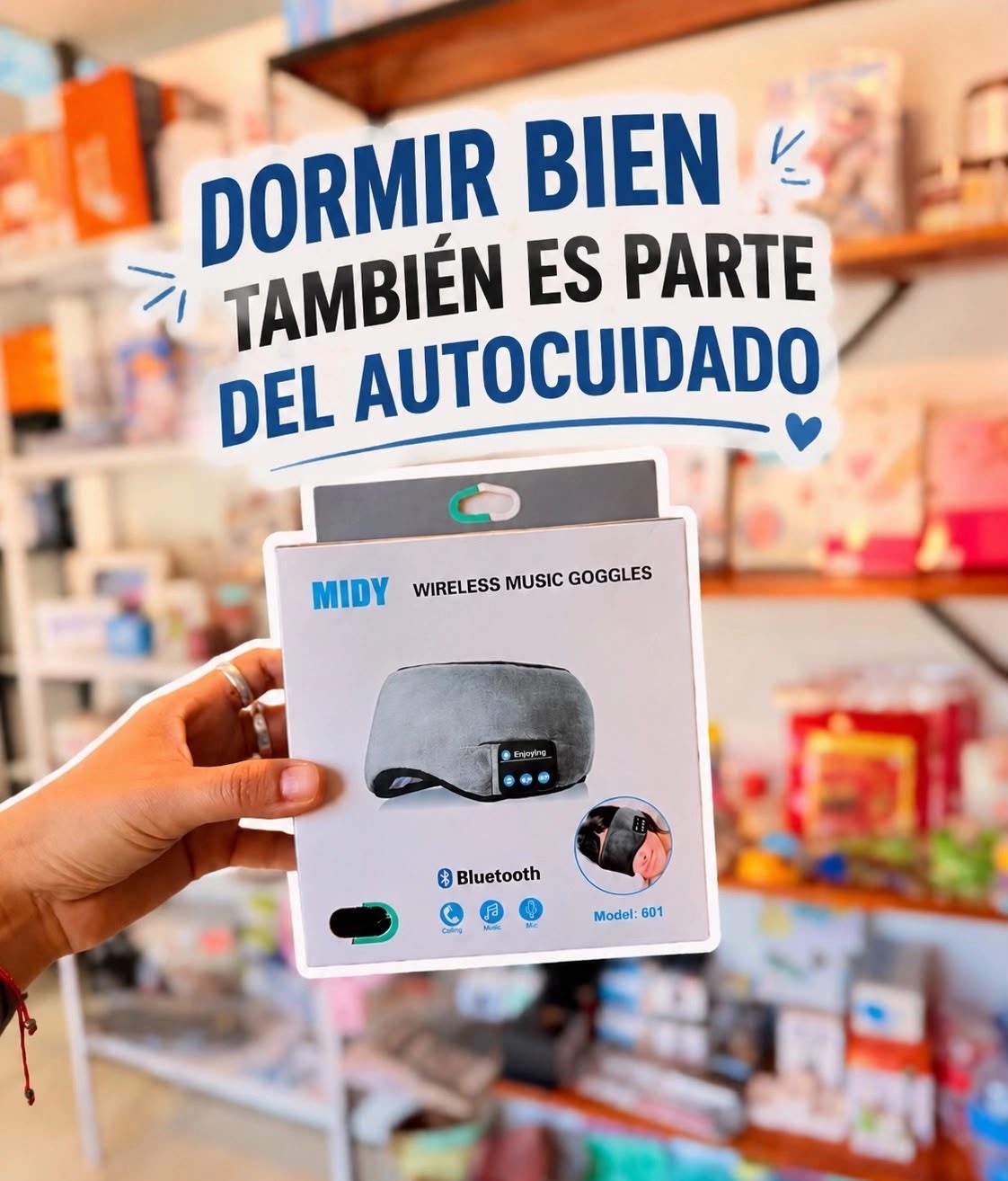 Antifaz Bluetooth MIDY ✨